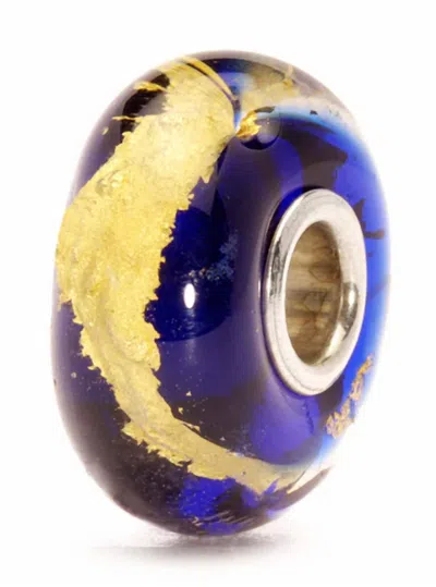 Trollbeads Women's Throat Chakra Glass Bead Charm In Blue In Multi