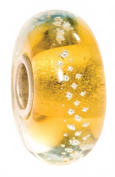 Trollbeads Women's Trace Glass Bead Charm In Multi In Yellow