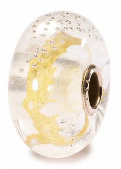 Trollbeads Women's Trace Glass Bead Charm In Silver In Metallic