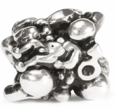 Trollbeads Women's Transition Man Bead Charm In Silver
