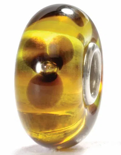 Trollbeads Women's Translucent Flower Glass Bead Charm In Yellow