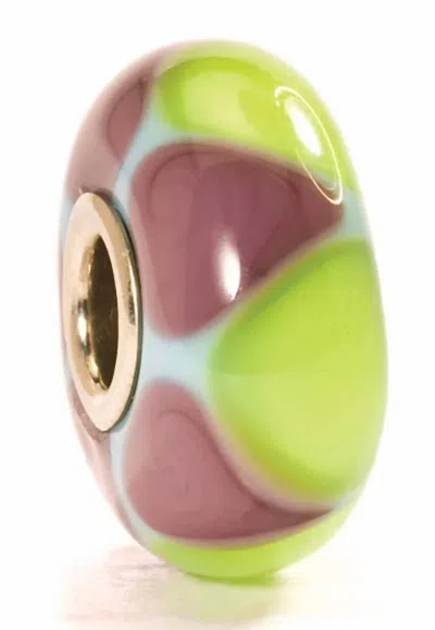 Trollbeads Women's Triangles Glass Bead Charm In Green
