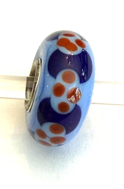 Trollbeads Women's Universal Bead Charm In Unique Blue, Navy, Red
