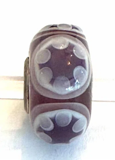 Trollbeads Women's Universal Charm Bead In Unique Purple/lilac/stars Bead