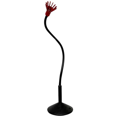 Pre-owned Tronconi Italian Mid-century Modern Table Lamp Mod, Solitaire By , 1970s In Black