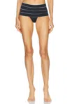 Tropic Of C Deco Bikini Bottom In Black & White