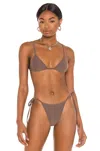 Tropic Of C Equator Bikini Top In Driftwood