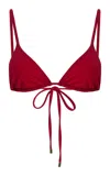 Tropic Of C Equator Gold-tipped Triangle Bikini Top