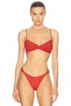 Tropic Of C Infinity Bikini Top In Terracotta