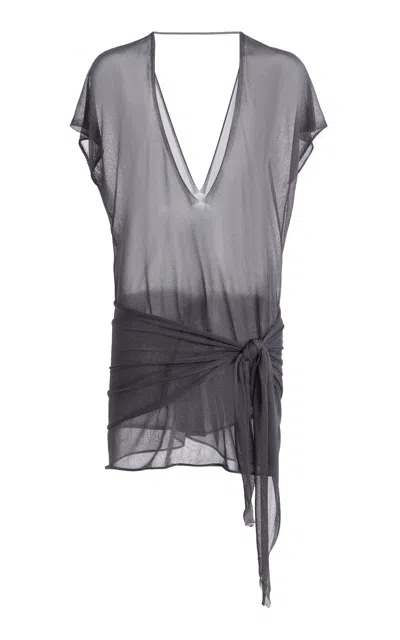 Tropic Of C Karoo Sarong Dress In Gray