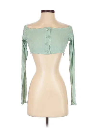 Pre-owned Tropic Of C Long Sleeve T-shirt In Green