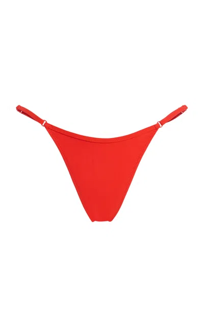 Tropic Of C Low-rise Bikini Bottoms In Red