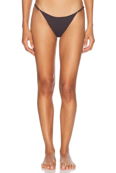 Tropic Of C Luna Bikini Bottom In Espresso