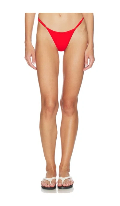 Tropic Of C Luna Bikini Bottom In Red