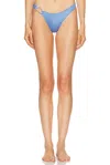 Tropic Of C Ona Curve Bikini Bottom In Blue