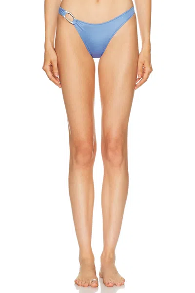 Tropic Of C Ona Curve Bikini Bottom In Blue