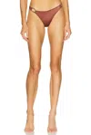 Tropic Of C Ona Curve Bikini Bottom In Brown
