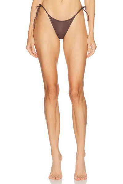 Tropic Of C Praia Bikini Bottom In Brown