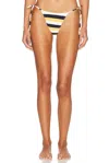 Tropic Of C Praia Bikini Bottom In Parasol Stripe