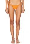Tropic Of C Praia Bikini Bottom In Pumpkin
