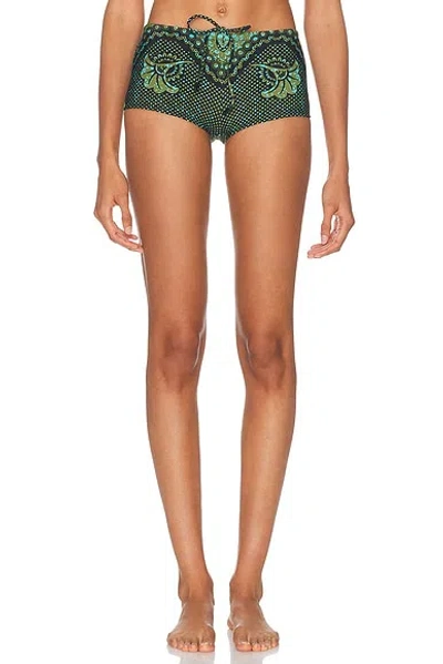 Tropic Of C Santorini Bikini Short In Green
