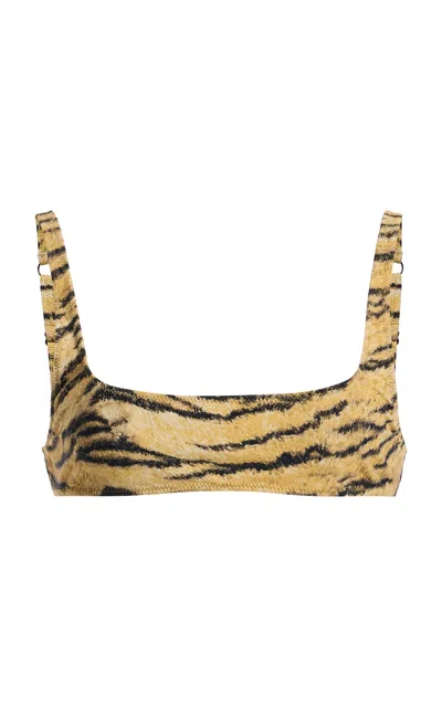 Tropic Of C Skinny Bikini Bralette In Yellow