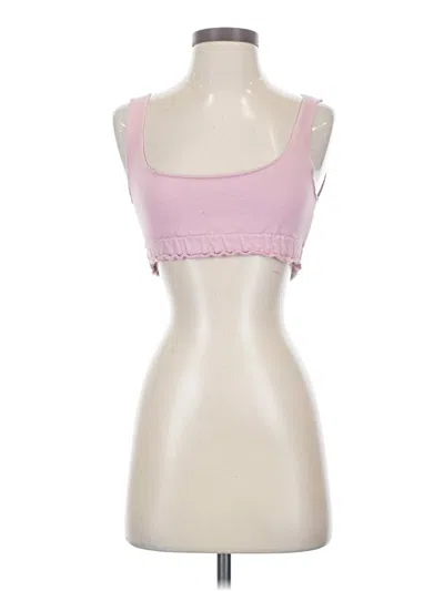 Pre-owned Tropic Of C Sports Bra In Pink