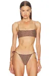 Tropic Of C The C Bralette Bikini Top In Brown