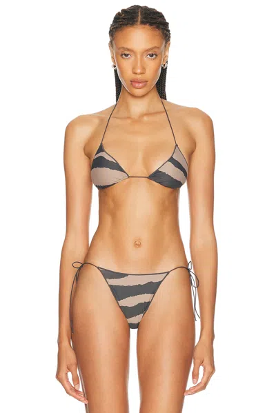 Tropic Of C The C Praia Bikini Top In Black