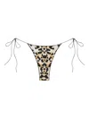 Tropic Of C Tie-side Animal-print Bottoms In Multi