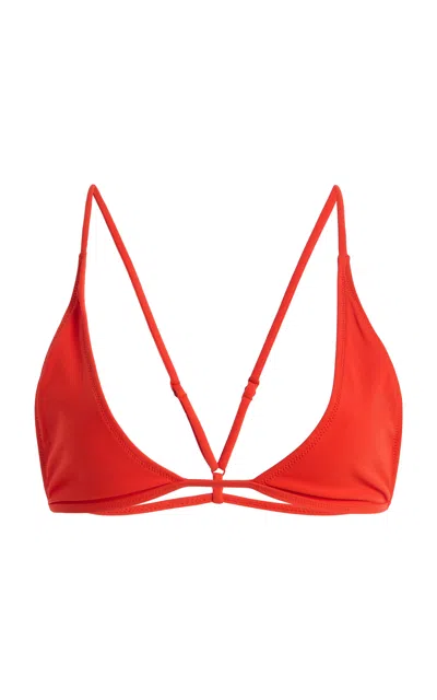 Tropic Of C Universo Bikini Top In Red