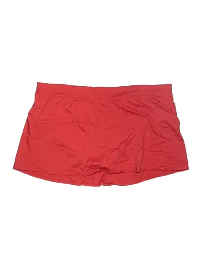 Pre-owned Tropical Escape Active Skort In Red