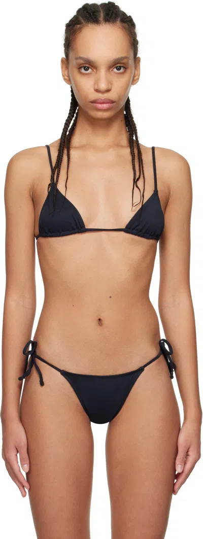 Tropics Of C Black Equator Bikini Top In Black Terra