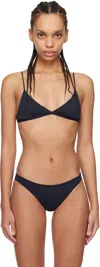 Tropics Of C Black Ischia Bikini Top In Black Terra