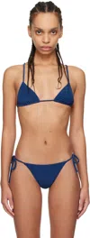 Tropics Of C Navy Equator Bikini Top In Indigo