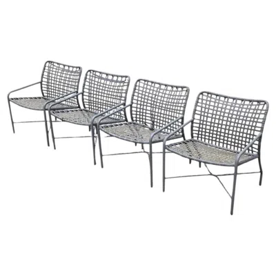 Pre-owned Tropitone Leilani Brown Jordan Aluminum Frame Pool Patio Lounge Chairs - Set 4
