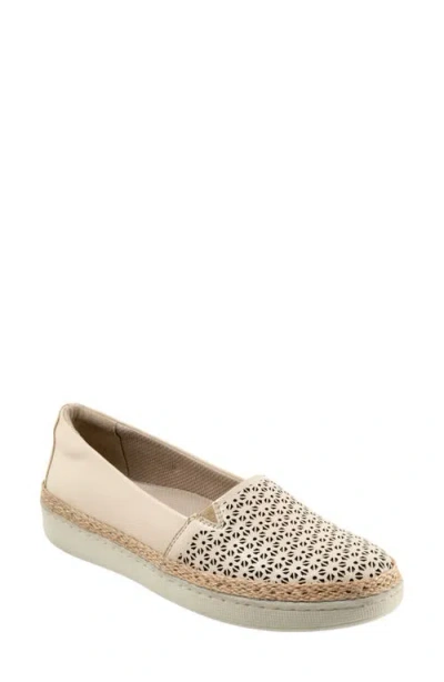 Trotters Accent Perf Espadrille Slip-on Sneaker In Neutral