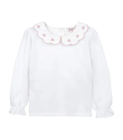 Trotters Kids' Ava Blouse In White