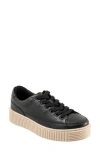 Trotters Baylor Platform Sneaker In Black