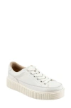 Trotters Baylor Platform Sneaker In White