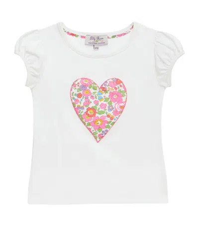 Trotters Kids' Betsy Heart T-shirt In Pink