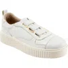 Trotters Bliss Platform Sneaker In White