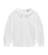 Trotters Bow-detail Amelia Blouse In White