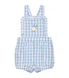 TROTTERS CHECK DUCK DUNGAREE SHORTS