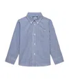 Trotters Check Thomas Shirt In Blue