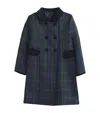 Trotters Classic Coat In Navy