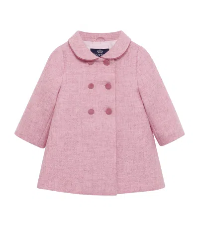 Trotters Kids' Classic Coat In Pink