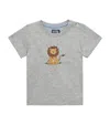 Trotters Cotton Augustus T-shirt In Grey
