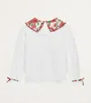 TROTTERS COTTON-BLEND CARLINE BLOUSE (6-11 YEARS)