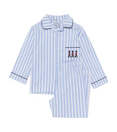 Trotters Kids' Cotton Felix Pyjama Set In Blue